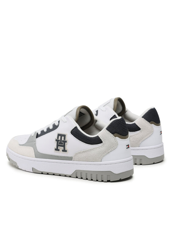 Tommy Hilfiger Tommy Hilfiger Sportcipő Basket Street Mix FM0FM04695 Fehér
