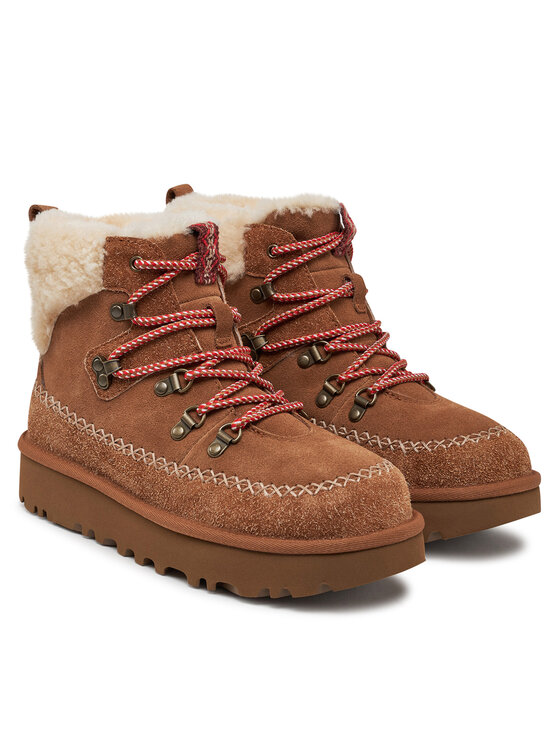 Ugg Ugg Sniego batai W Classic Alpine Lace Up 1158271 Ruda