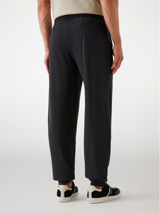 Guess Guess Spodnie materiałowe 177677 Czarny Regular Fit
