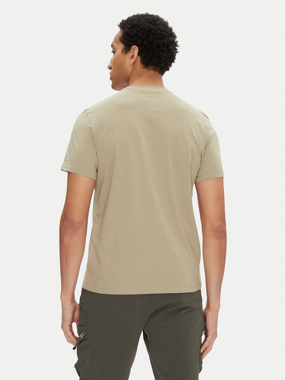 Parajumpers Parajumpers T-shirt Leland 25SMPMTSGT09 Bež Regular Fit