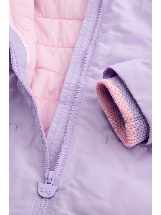 Coccodrillo Coccodrillo Bunda pro přechodné období WC5152401OGK-016 Fialová Regular Fit