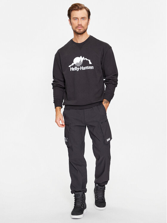 Helly Hansen Helly Hansen Majica dugih rukava Yu Crew Sweater 2.0 53891 Crna Regular Fit