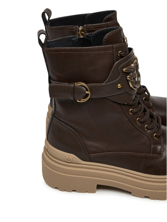 PINKO PINKO Pohodni čevlji MIA 07 SD0147 P001 L56 Rjava
