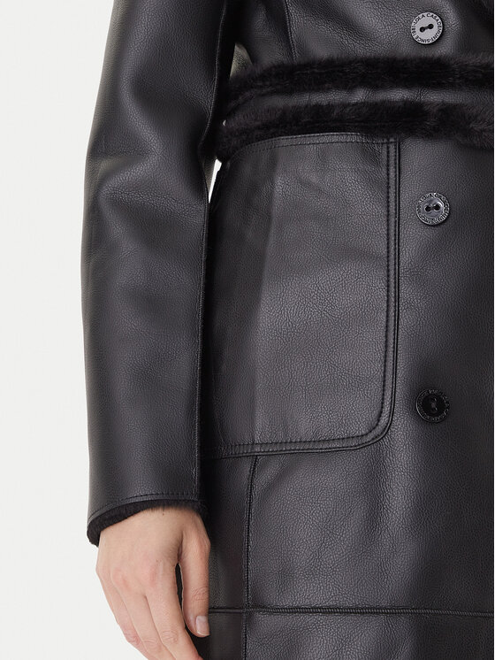 LOLA CASADEMUNT LOLA CASADEMUNT Wintermantel LF2501015 Schwarz Regular Fit