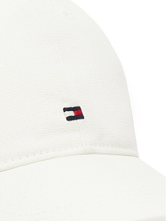 Tommy Hilfiger Tommy Hilfiger Шапка с козирка Flag Soft 6 Panel AM0AM13426 Бял