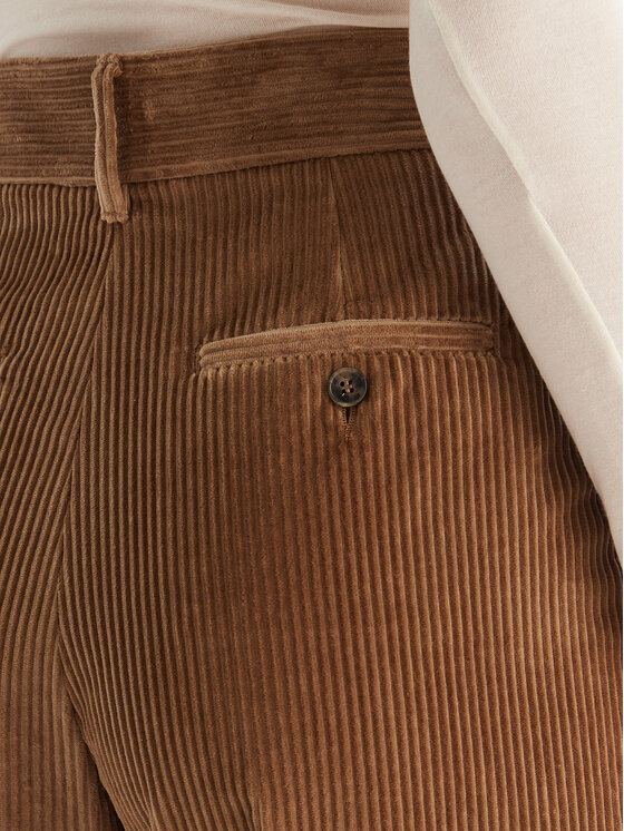 Weekend Max Mara Weekend Max Mara Spodnie materiałowe Tania 2525136092 Brązowy Wide Leg