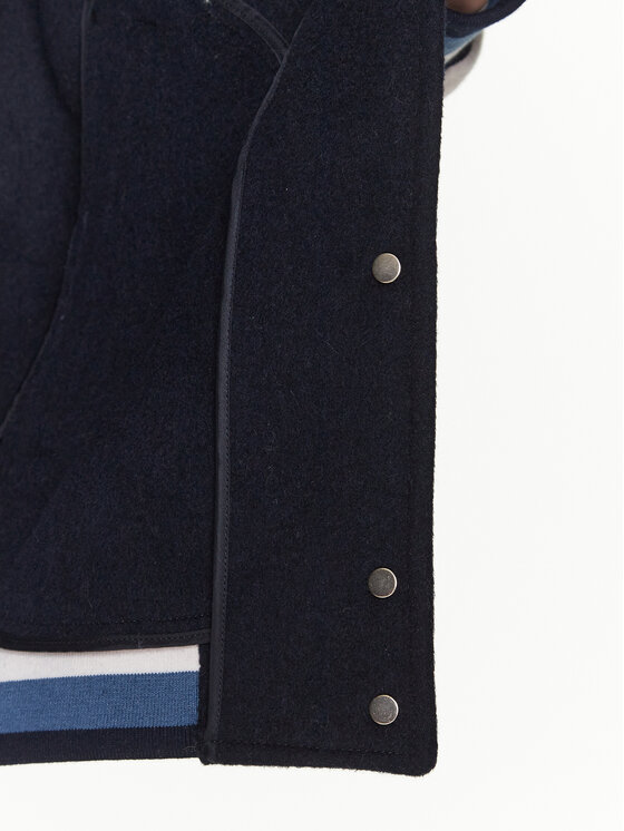 Tommy Hilfiger Tommy Hilfiger Μπόμπερ μπουφάν Varsity WW0WW38112 Σκούρο μπλε Regular Fit