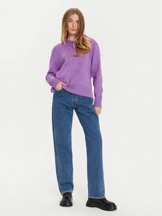 Brave Soul Brave Soul Sweater LK-248CARRY Lila Regular Fit