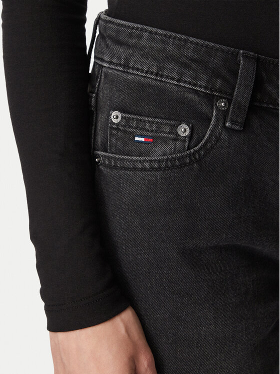 Tommy Jeans Tommy Jeans Džinsai Sophie DW0DW23586 Juoda Straight Fit
