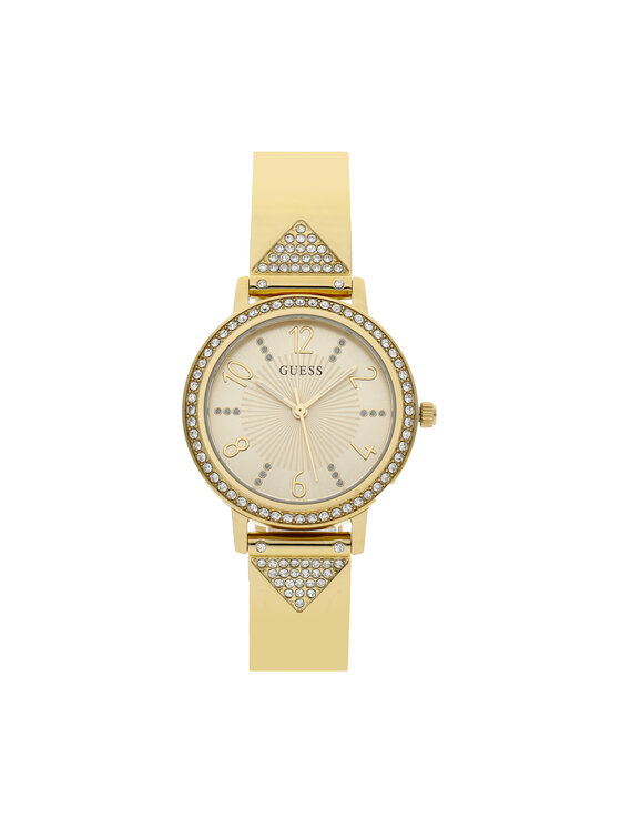 Guess Guess Laikrodis Tri Luxe GW0474L2 Auksinė
