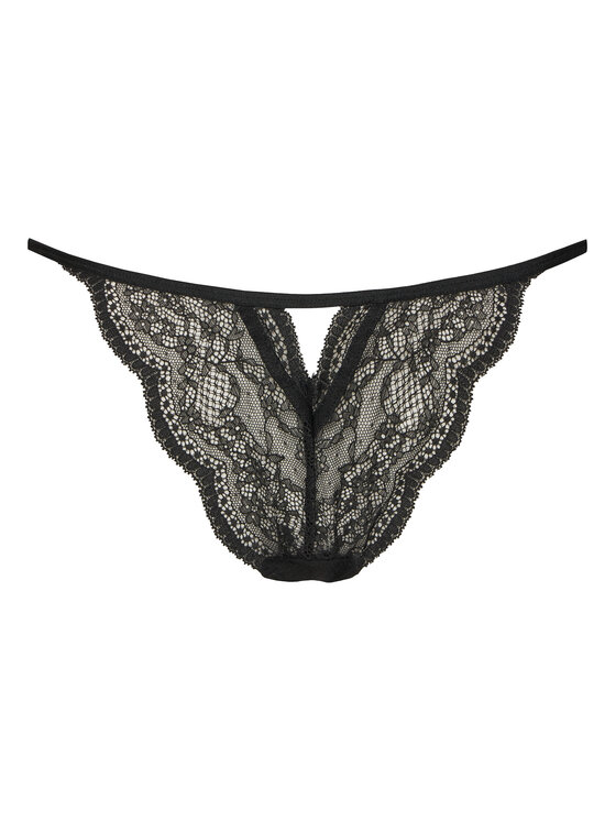 Hunkemöller Hunkemöller Apatinukas Babydoll Isabelle 205820 Juoda