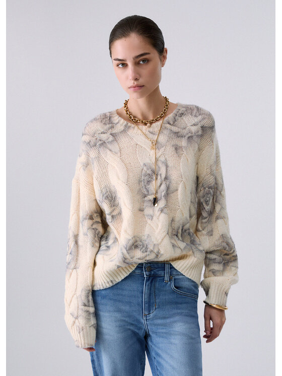 Liu Jo Liu Jo Maglione WF6399MA48SL9213 Bianco Regular Fit