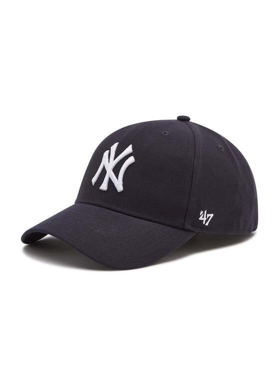47 Brand Kepurė su snapeliu New York Yankees B-MVPSP17WBP-NY Tamsiai mėlyna