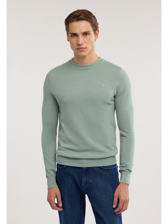 Trussardi Trussardi Cardigan M0038000005N038 Turchese Regular Fit