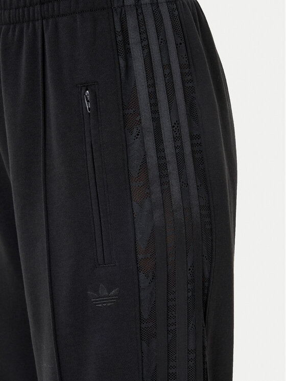 adidas adidas Donji dio trenerke Firebird Lace KD0351 Crna Loose Fit