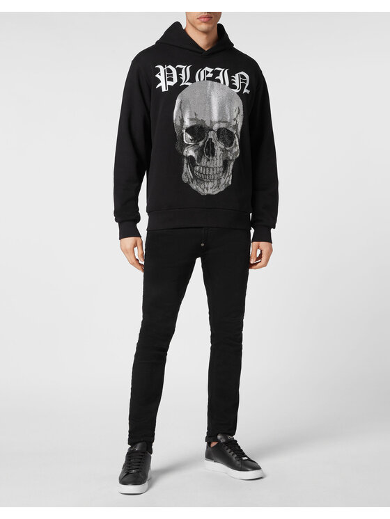 PHILIPP PLEIN PHILIPP PLEIN Bluza 3947 Czarny Regular Fit