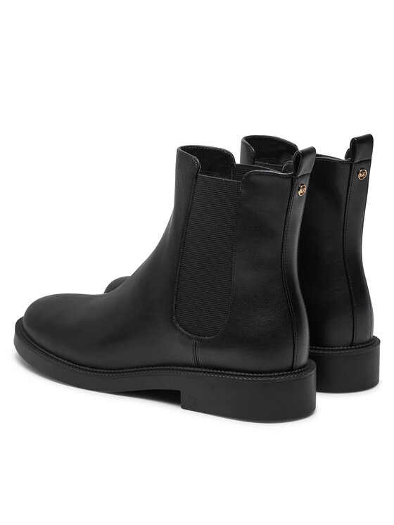 MICHAEL Michael Kors MICHAEL Michael Kors Боти тип челси Hazel Chelsea Bootie 40F4HZMEEL Черен