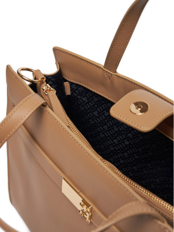 Tommy Hilfiger Tommy Hilfiger Ročna torba Th Heritage Workbag AW0AW16910 Rjava
