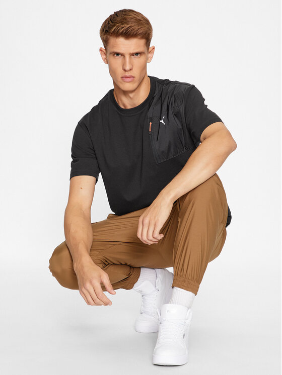 Puma Puma T-Shirt Open Road 675895 Czarny Regular Fit