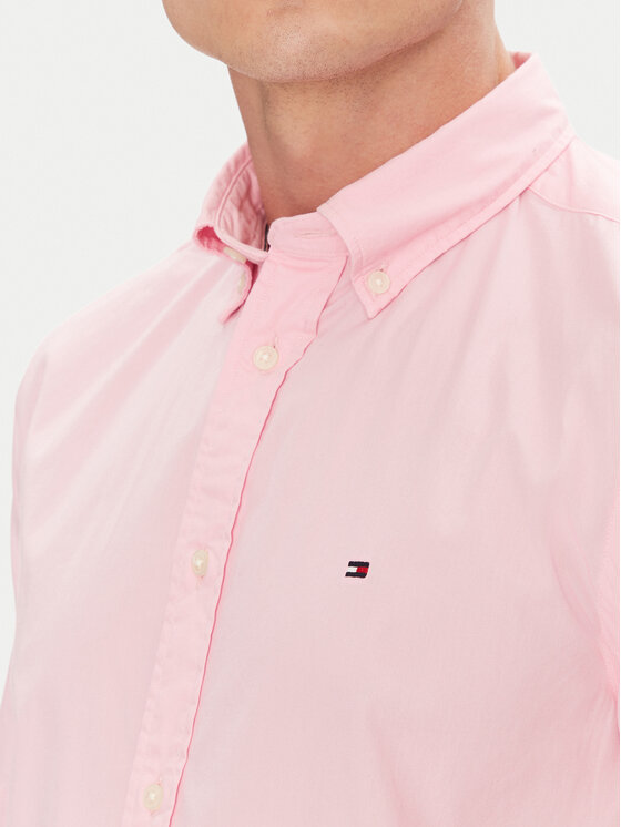Tommy Hilfiger Tommy Hilfiger Cămașă MW0MW37584 Roz Regular Fit