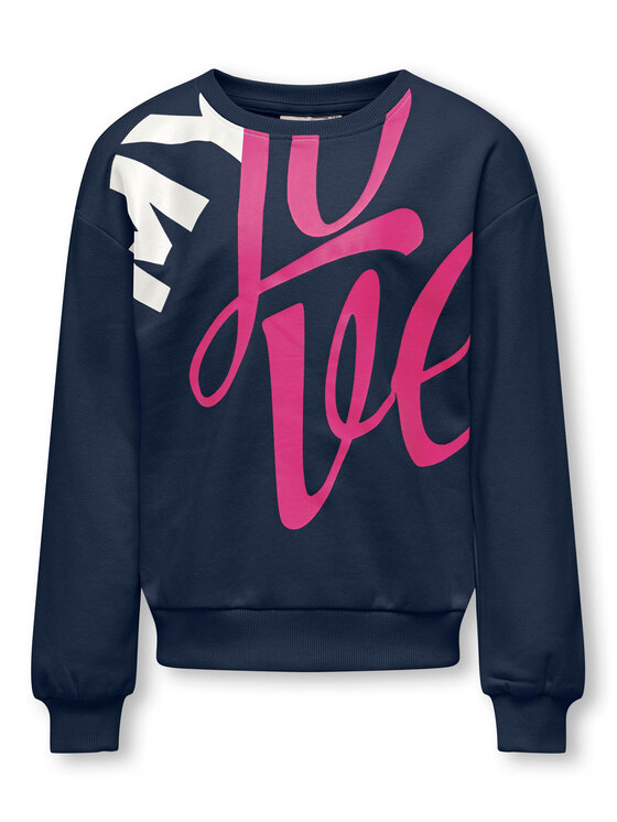 Kids ONLY Kids ONLY Суитшърт 15307827 Тъмносин Regular Fit