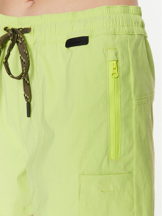 Wrangler Wrangler Szorty materiałowe WB2F56G59 112333429 Zielony Regular Fit