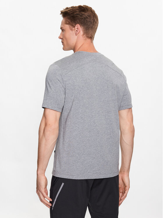 On On Тишърт Active-T M 12201065 Сив Athletic Fit