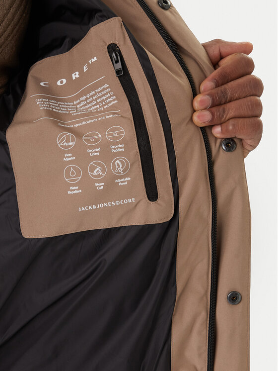 Jack & Jones Jack & Jones Geacă de iarnă Fusion 12285919 Bej Regular Fit