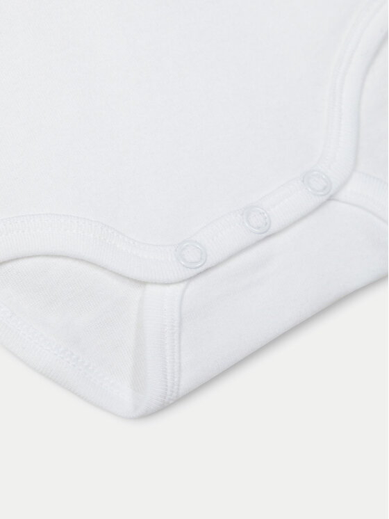 NAME IT NAME IT Σετ 3 κορμάκια 13242195 Λευκό Regular Fit