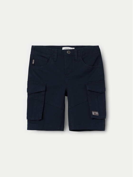 NAME IT NAME IT Szövet rövidnadrág 13198124 Sötétkék Regular Fit