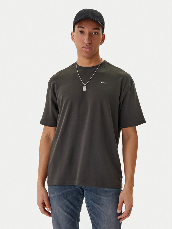 G-Star Raw G-Star Raw Póló Rib D28699-C812 Szürke Relaxed Fit