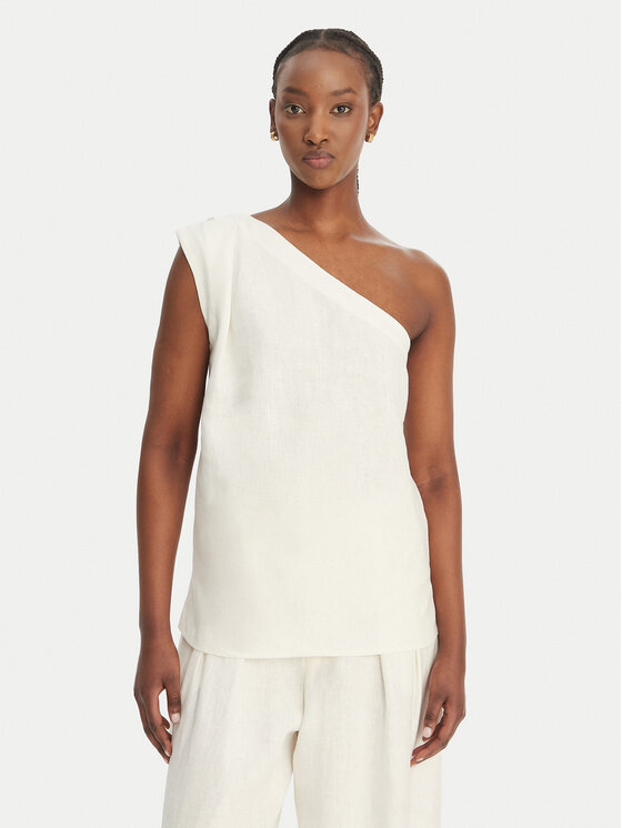 Eleh Eleh Bluse SS260317 Weiß Regular Fit