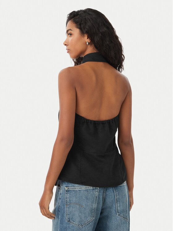 G-Star Raw G-Star Raw Marškinėliai Fluid D29383-E515 Juoda Regular Fit