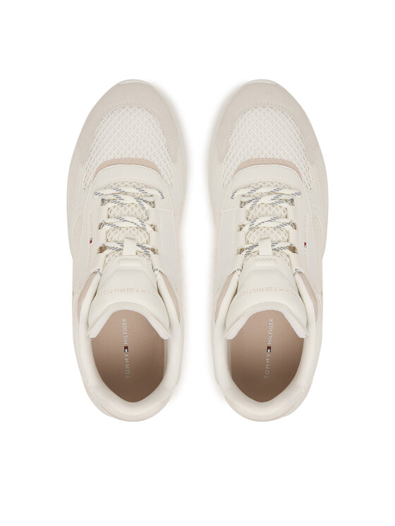 Tommy Hilfiger Tommy Hilfiger Sneakersy Lightweight Runner Monocolor FM0FM05928 Biela