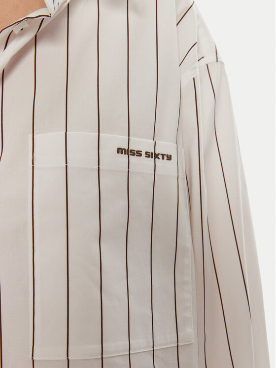 Miss Sixty Miss Sixty Camicia 6L3XJ0320000 Bianco Regular Fit