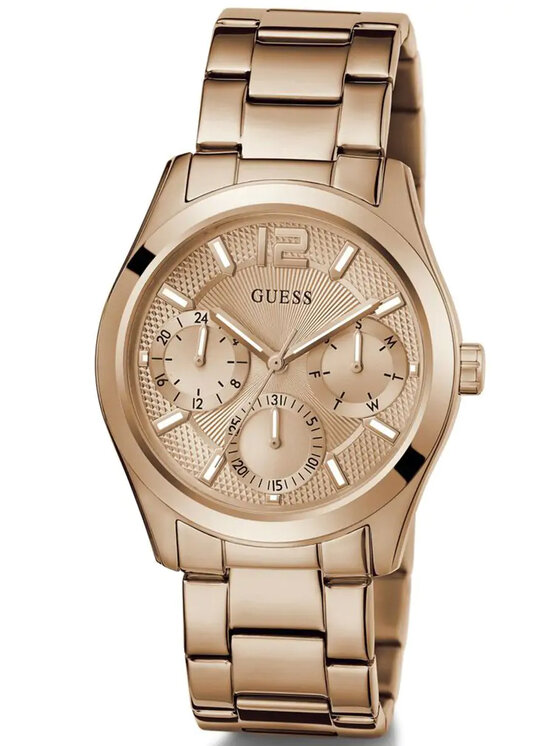 Guess Guess Zegarek GW0760L3 Różowe złoto
