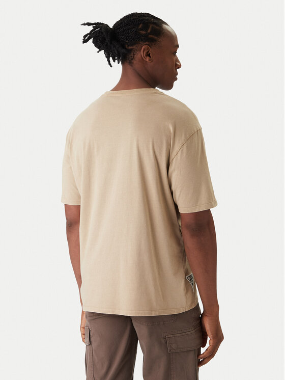 Guess Guess T-shirt M6RI07 KBW41 Bež Regular Fit