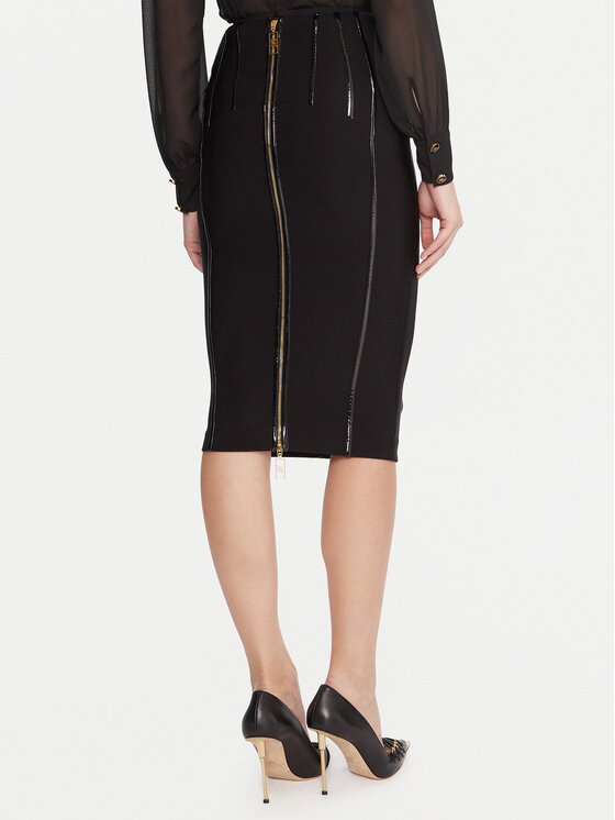 Elisabetta Franchi Elisabetta Franchi Φούστα pencil GO-124-57E2-V460 Μαύρο Slim Fit