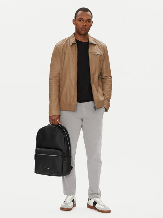 Calvin Klein Rucsac Sleek Nylon Backpack LV04D3042G Negru