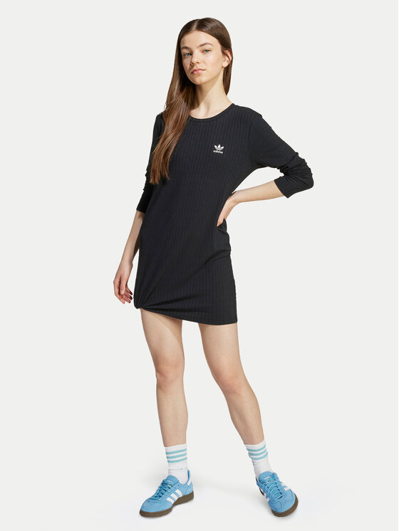 adidas adidas Vsakodnevna obleka JX2849 Črna Slim Fit