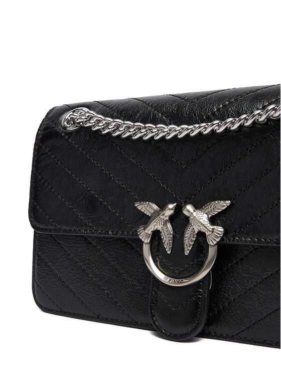 PINKO PINKO Rankinė Love One Light Mini Al 25-26 PLTT 106173 A2JC Juoda