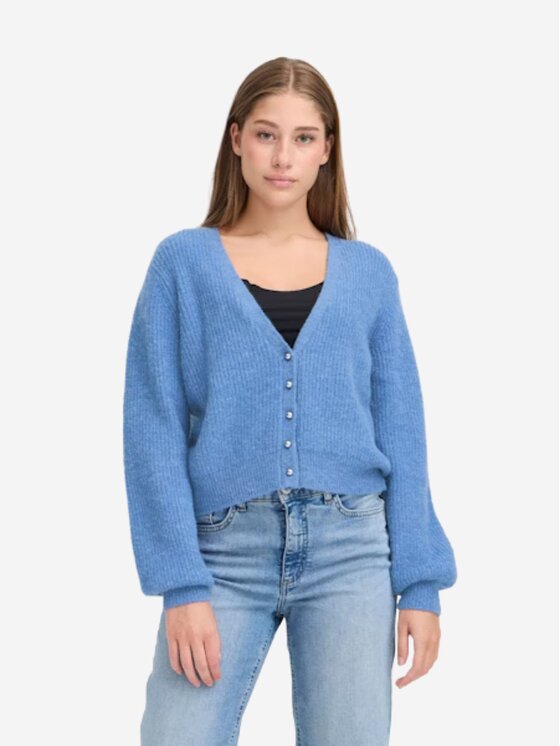 ICHI ICHI Cardigan IHMARIN CA6 Celeste Regular Fit