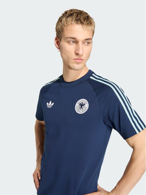 adidas adidas Koszulka techniczna 161699 Niebieski jasny Slim Fit