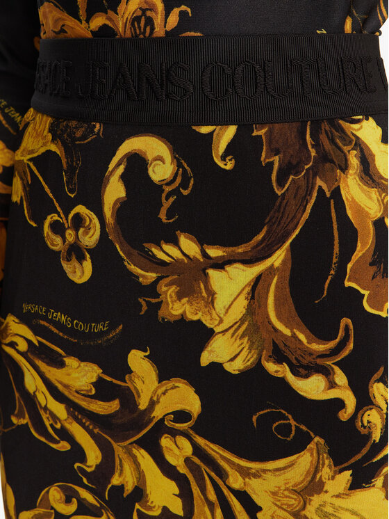 Versace Jeans Couture Versace Jeans Couture Ravno krilo 79HAE806 JS500 Črna Slim Fit