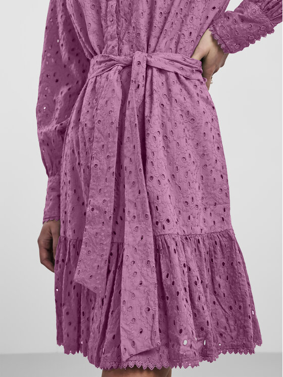 YAS YAS Vsakodnevna obleka 26029394 Vijolična Regular Fit
