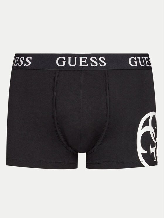 Guess Guess Σετ μποξεράκια 3 τμχ Placed Logo U4RG04 K6YW0 Μαύρο