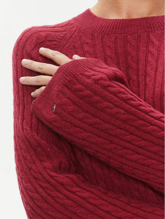 Tommy Hilfiger Tommy Hilfiger Трикотажна сукня WW0WW39927 Червоний Relaxed Fit