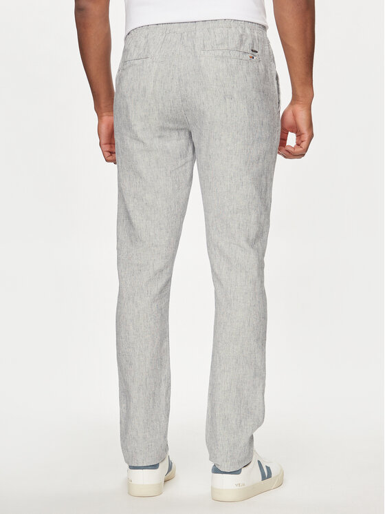 INDICODE INDICODE Pantaloni di tessuto Vitaly 60-332 Blu Regular Fit