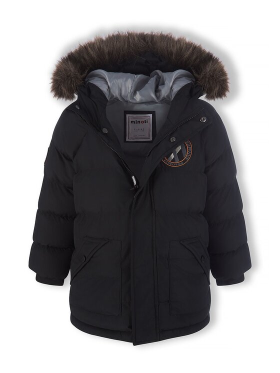minoti minoti Kurtka zimowa 33COAT280 Czarny Parka Fit