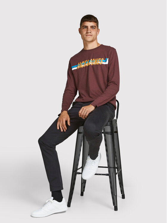 Jack & Jones Jack & Jones Pantaloni chino Marco 12150158 Negru Slim Fit